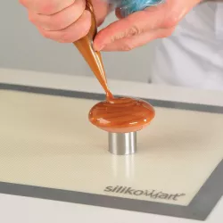 6 Anello per torta forato + stampo in silicone