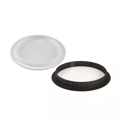 Perforated tart rings + silicone mold