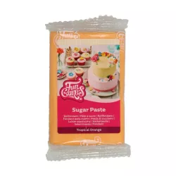Pâte à sucre Tropical Orange 250 gr