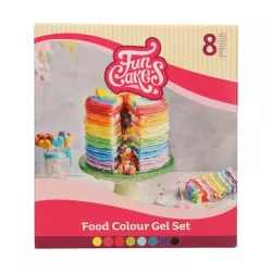 Set di 8 gel coloranti Funcakes