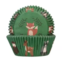 48 Waldtiere Cupcakes-Förmchen