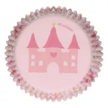 48 Prinzessin Cupcake-Förmchen