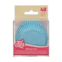 Caissettes "Bleu clair" - pk/48