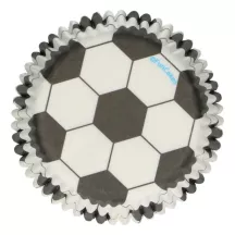Cupcakes-Förmchen "Fussball" - pk/48