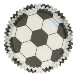 Cupcakes-Förmchen "Fussball" - pk/48