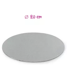 Piatto sottile in argento - Forma del piatto: rotondo 20 cm