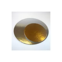 Cake drums silver/gold - Cake board shape: round 30 cm