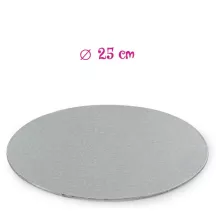 Piatto sottile in argento - Forma del piatto: rotondo 25 cm