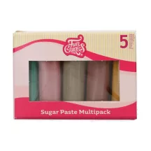 500g Fondant - erdigen Farben