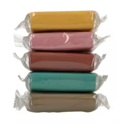 500g Pâte à Sucre - couleurs terreuses