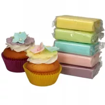 Fondant kit - 5 pastel colours