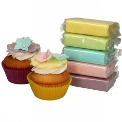 Fondant kit - 5 pastel colours