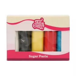 5 Sugar paste - primary colors