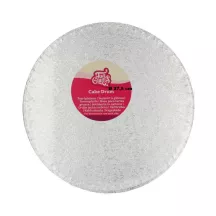 Piatti per torta rotondi argento - rotondi 27.5 cm