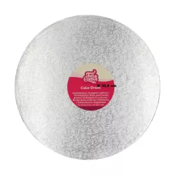 Silberne runde Tortenplatten - Tortenplatte Form: rund 30.5 cm