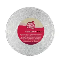 Plateaux à tarte ronds argentés - rond 17.5 cm