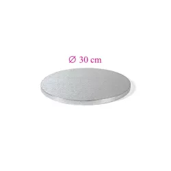 Runde silberne Tortenplatten - 30 cm