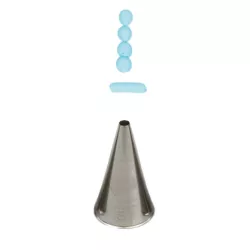 Round decorating tips for royal icing - Tip aperture: 1.5 mm