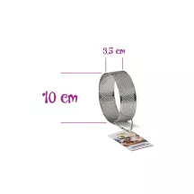 High perforated tart ring - Diameter 10 cm