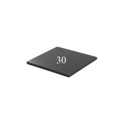Schwarze Tortenplatte - Tortenplatte Form: Quadrat 30 cm