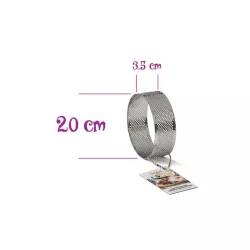 High perforated tart ring - Diameter 20 cm