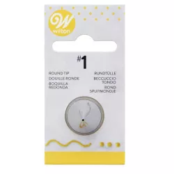 Round decorating tips Wilton - Tip aperture: 1 mm