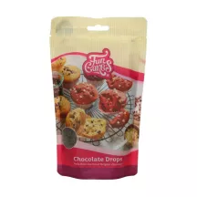 Backfeste dunkel Schokoladendrops - 350gr