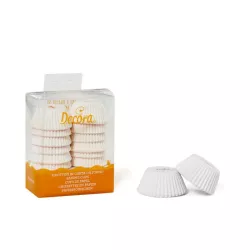Mini baking Cups "white" - pk/200