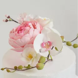Floral paste " White "White"