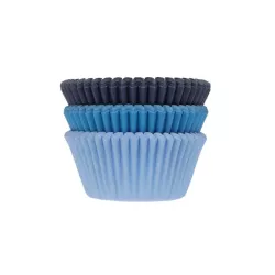 75 Baking Cups "Blue assortment" in paper