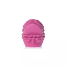 Caissettes à mini cupcakes "Fuchsia" - pk/60