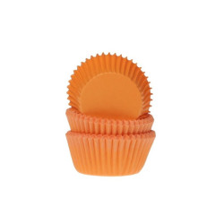 Mini Cupcakes-Förmchen "Orange"