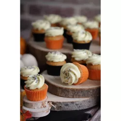 Caissettes à mini cupcakes "Orange"