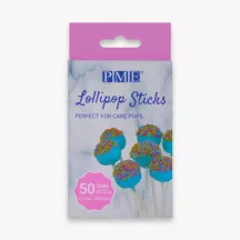 Bastoncini per lecca-lecca - 11,5 cm - Bianco - 50 pz