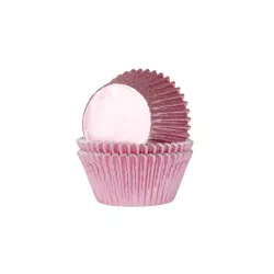 Baking cups Foil Baby Pink pk/24