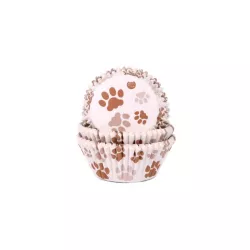 Caissettes à cupcakes - Empreintes de chien