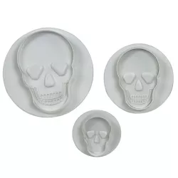 3 Totenkopf Prägeausstecher mit Auswurf