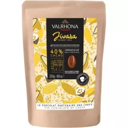 Couverture Valrhona cioccolato marrone "Jivara" 250gr