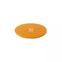 Orange Cake board - round 30 cm