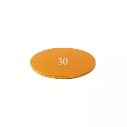 Orange Cake board - round 30 cm