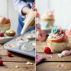 Teglia per cupcakes per 12 pezzi - Decora