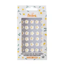 Small sugar flowers - Available colors: White