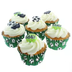 12 Palla, scarpa e "Goal!" Decorazioni in zucchero