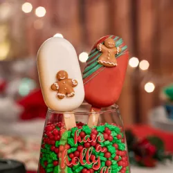 12 Gingerbread sugar decorations