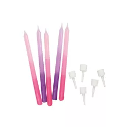 Purple-pink Candle - 12pc