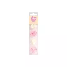 Fiori di zucchero - rosa e bianchi
