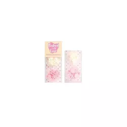 Sugar flowers - pink and white
