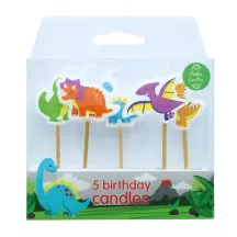 5 candele "Dinosauro
