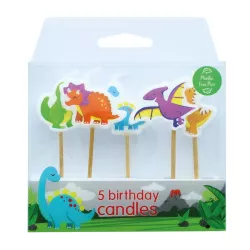 5 candele "Dinosauro