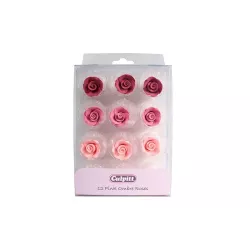 Rose rosa assortite - 12 pezzi